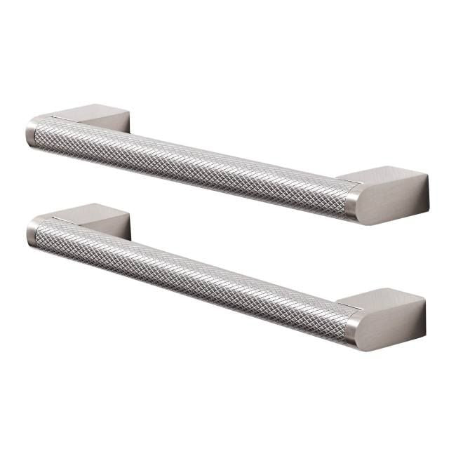 GoodHome Khara struktureret møbelgreb 188 mm sølv