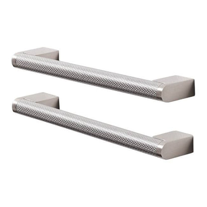 GoodHome Khara struktureret møbelgreb 188 mm sølv