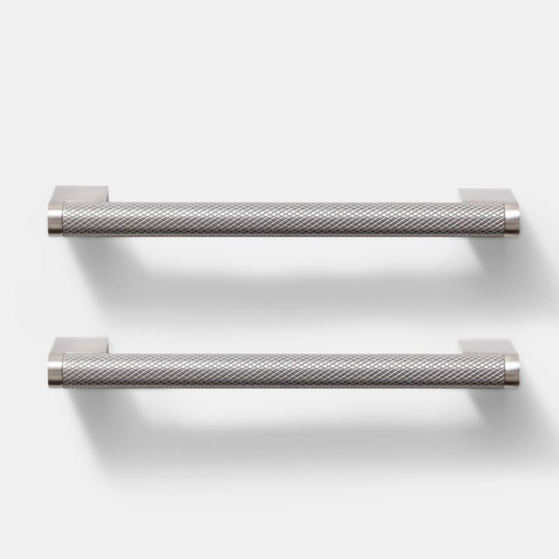 GoodHome Khara struktureret møbelgreb 188 mm sølv