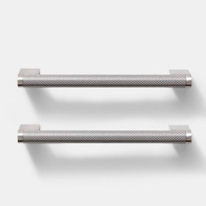 GoodHome Khara struktureret møbelgreb 188 mm sølv