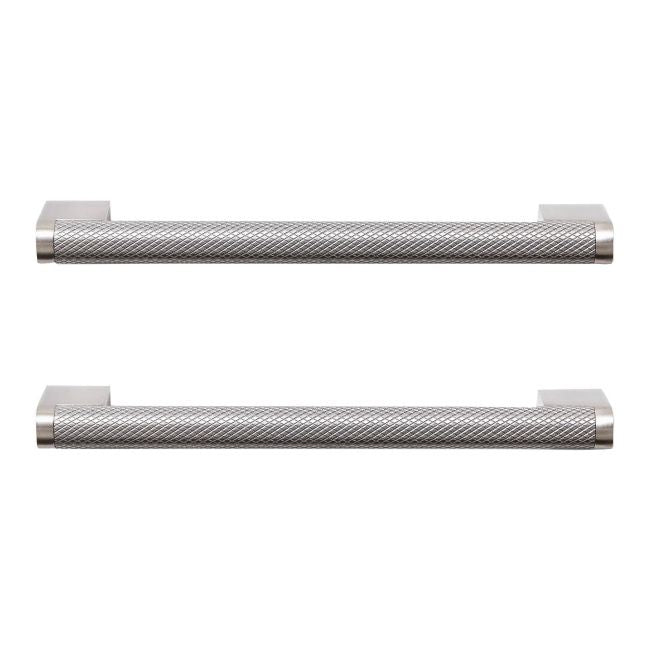 GoodHome Khara struktureret møbelgreb 188 mm sølv