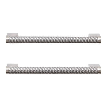 GoodHome Khara struktureret møbelgreb 188 mm sølv