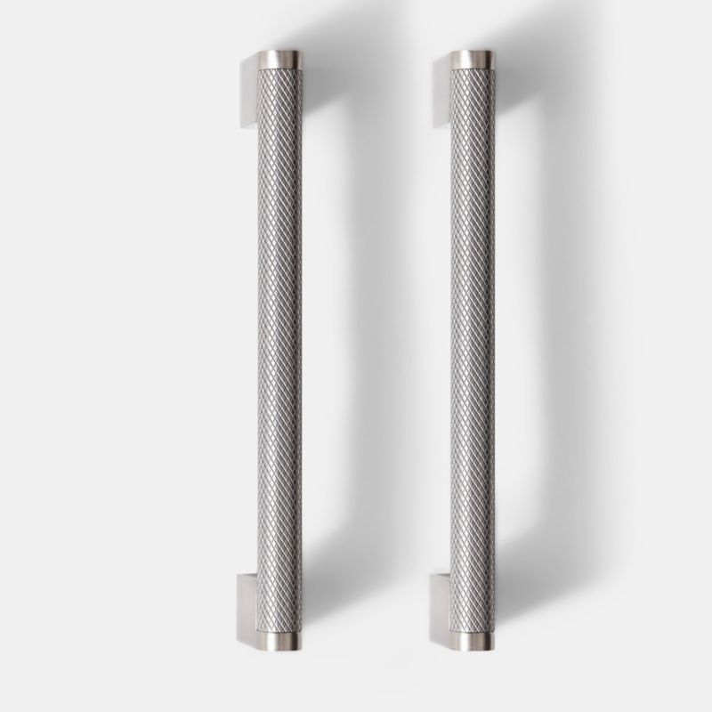 GoodHome Khara struktureret møbelgreb 188 mm sølv