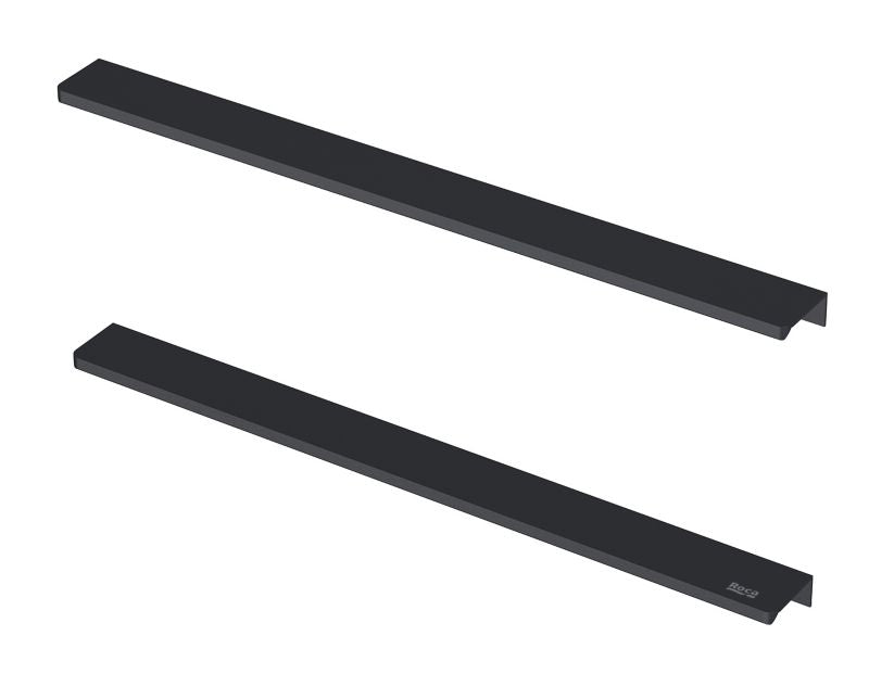 Møbelgreb 40 cm Mat Sort Aluminium Rektangulært 1 stk.