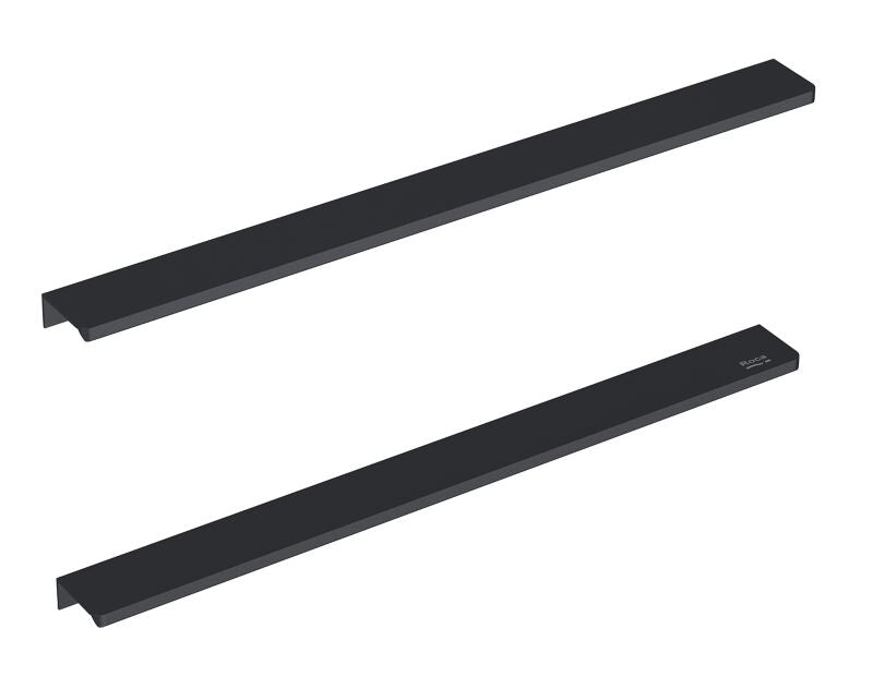 Møbelgreb 40 cm Mat Sort Aluminium Rektangulært 1 stk.