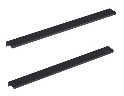 Møbelgreb 40 cm Mat Sort Aluminium Rektangulært 1 stk.