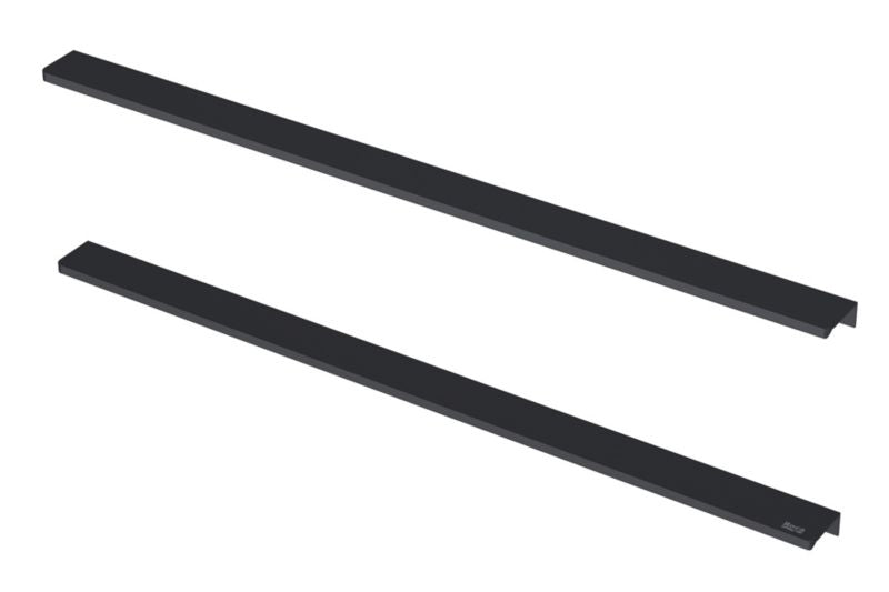 Møbelgreb Roca Style 60 cm mat-sort 2 stk.