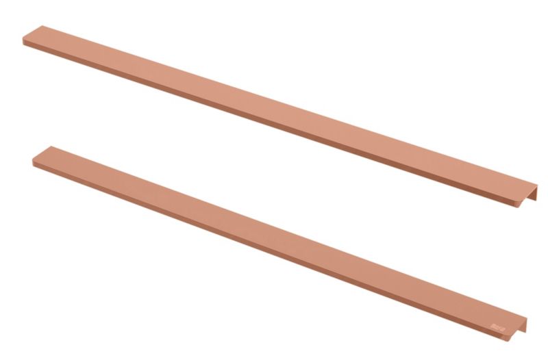 Møbelgreb Roca Style 60 cm i rosaguldfinish, 2 stk.