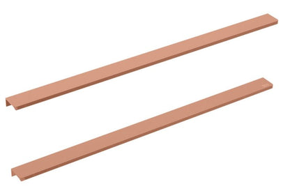 Møbelgreb Roca Style 60 cm i rosaguldfinish, 2 stk.