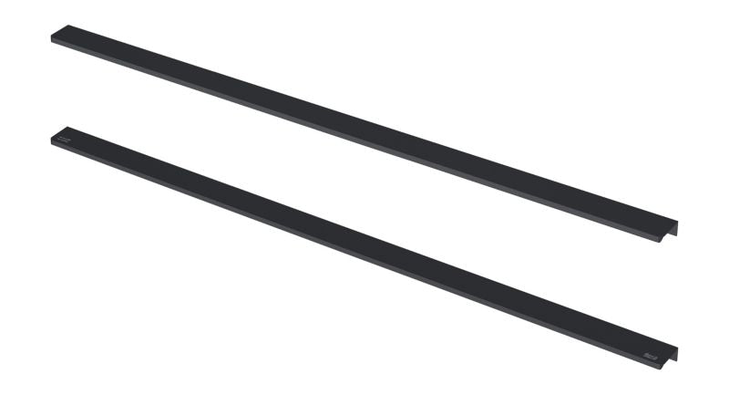 Roca Style møbelgreb 80 cm mat-sort 2 stk.