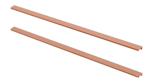 Roca Style møbelgreb 80 cm i rosa guld, 2 stk.