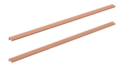 Roca Style møbelgreb 80 cm i rosa guld, 2 stk.
