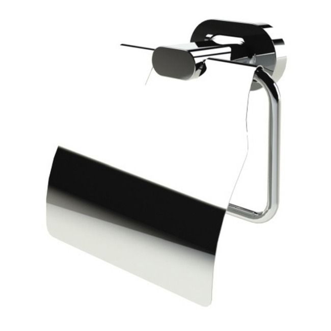 Toiletpapirholder med Klap Go Krom 13 cm | 5901487070294