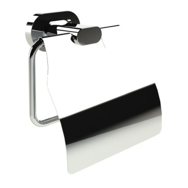 Toiletpapirholder med Klap Go Krom 13 cm | 5901487070294
