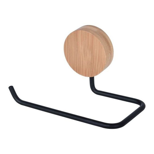 Bisk Umbra Plus papirholder med bambus i mat-sort