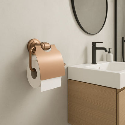 Toiletpapirholder 16101 Aristo Børstet Kobber 11,5x12 cm