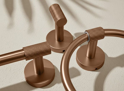 Toiletpapirholder 17x8x5 cm Børstet Kobber Metal