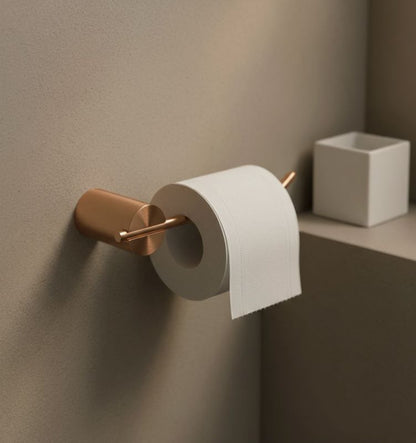 Toiletpapirholder Tomi 20x6x3 cm Børstet Kobber | 5809 TOMI