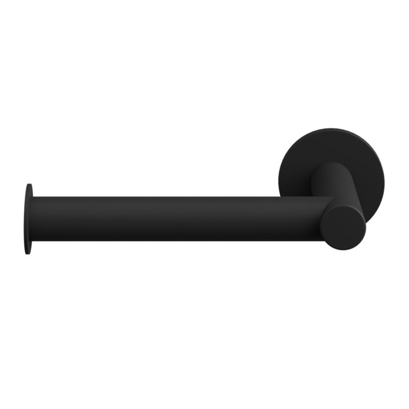 Toiletrulleholder Cavally Sort Rustfrit Stål 163 mm
