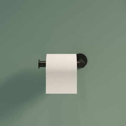 Toiletrulleholder Cavally Sort Rustfrit Stål 163 mm