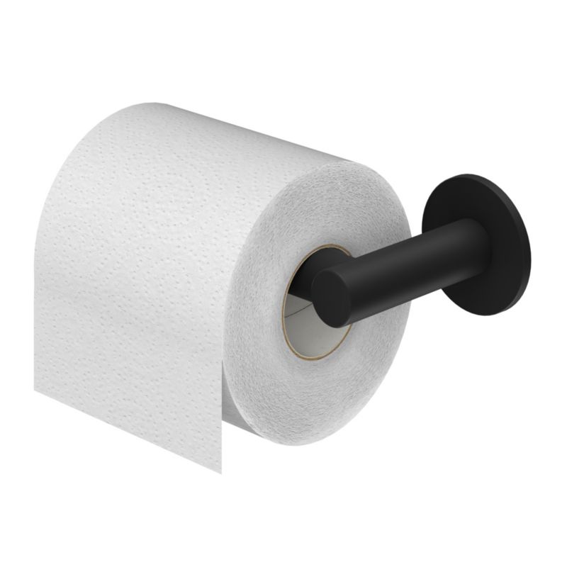 Toiletrulleholder Cavally Sort Rustfrit Stål 163 mm