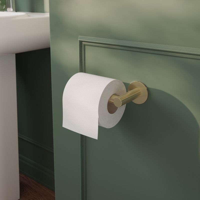 Toiletpapirholder Cavally 163 mm Guld Børstet Stål
