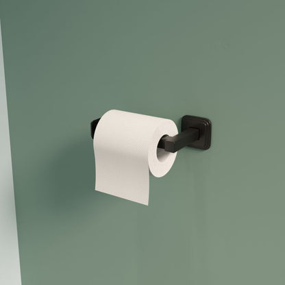 Toiletrulleholder Teesta 16,6 cm Sort Rustfrit Stål