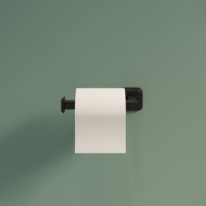 Toiletrulleholder Teesta 16,6 cm Sort Rustfrit Stål