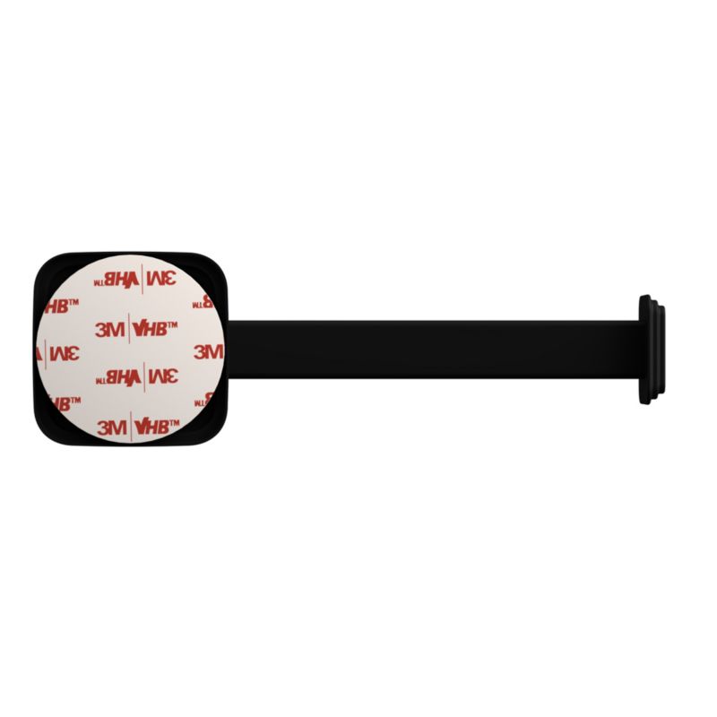Toiletrulleholder Teesta 16,6 cm Sort Rustfrit Stål