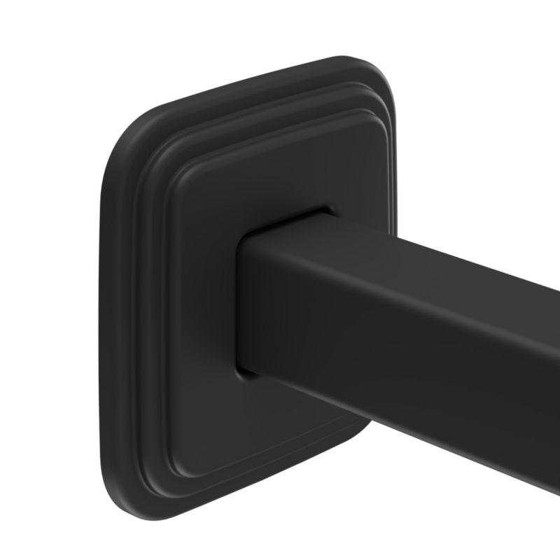 Toiletrulleholder Teesta 16,6 cm Sort Rustfrit Stål
