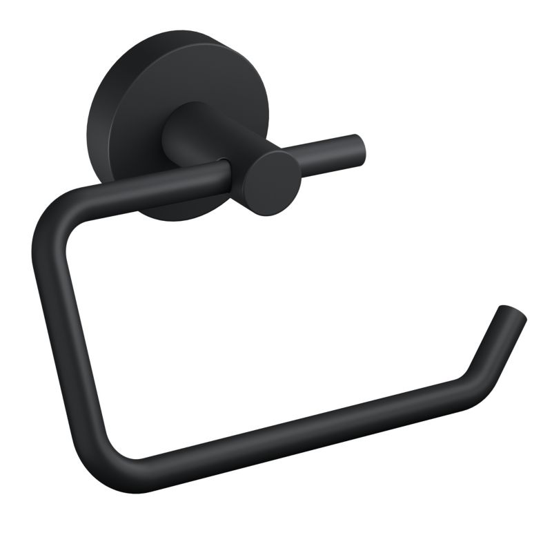Tesa Moon sort toiletrulleholder uden boring