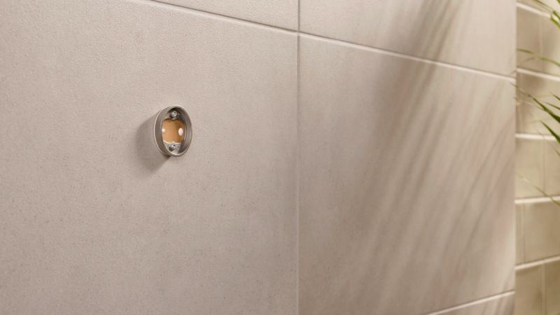 Tesa Moon sort toiletrulleholder uden boring
