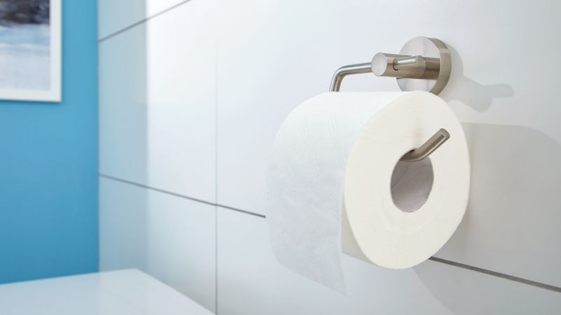 Tesa Moon toiletrulleholder med selvklæbende montering