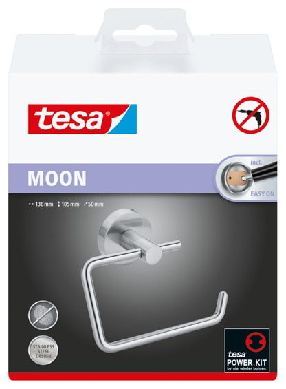 Tesa Moon toiletrulleholder med selvklæbende montering