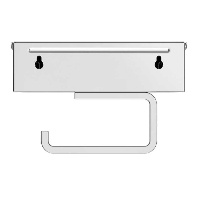 Toiletrulleholder med Hylde og Opbevaring Cavally Krom
