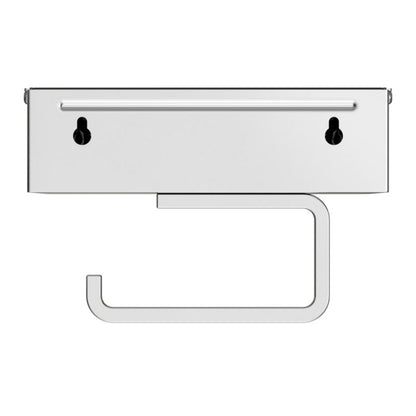Toiletrulleholder med Hylde og Opbevaring Cavally Krom