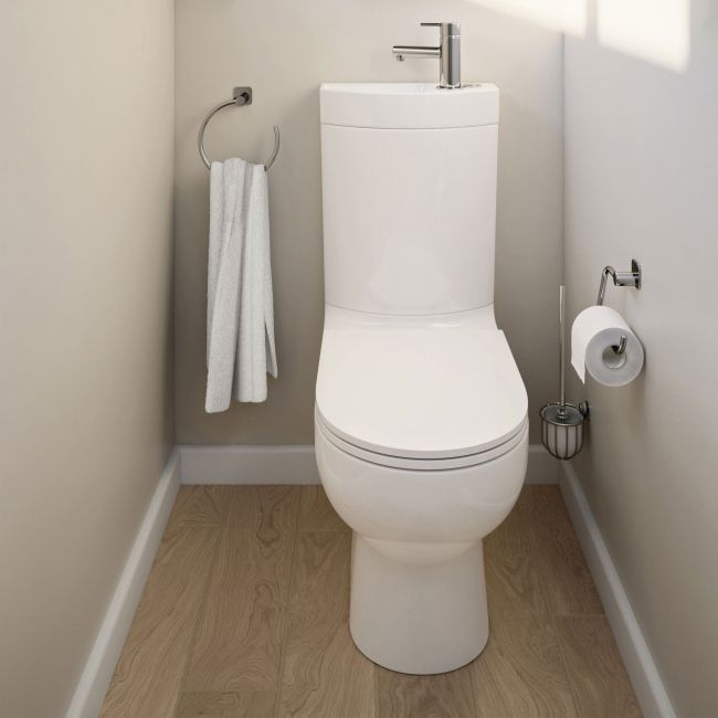 GoodHome Koros krom toiletbørsteholder