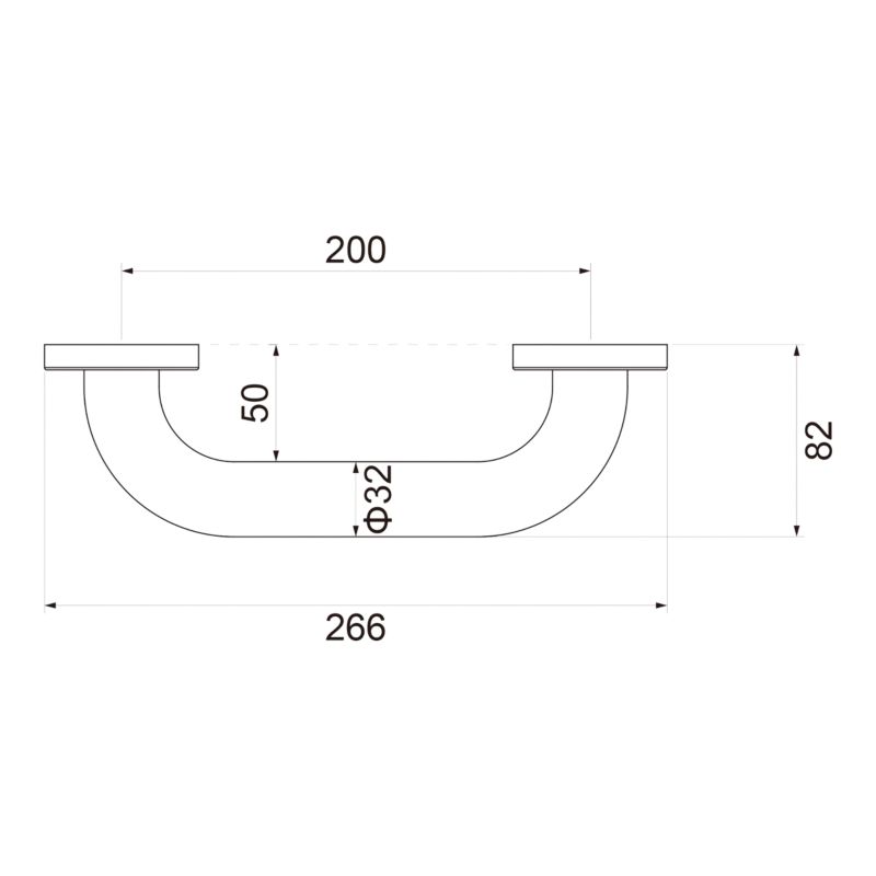 Badegreb Glomma 20 cm Krom