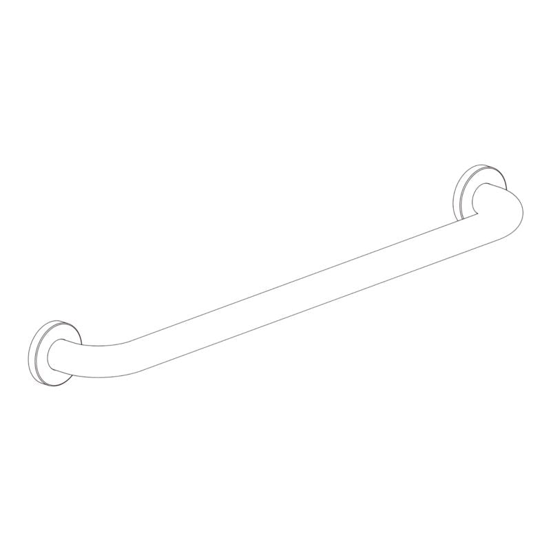 Badegrebsstang Glomma 60 cm Krom Rustfrit Stål