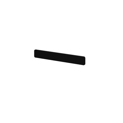 GoodHome Atomia fladt greb 16,5 cm mat-sort 2 stk.