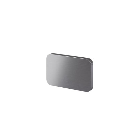GoodHome Atomia fladt greb 3,7 cm grå 2 stk.