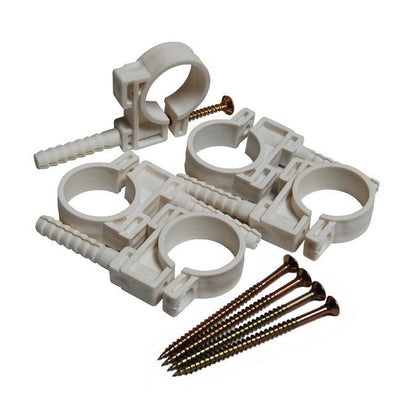 Plastikrørholder 5 stk. 18 mm PP
