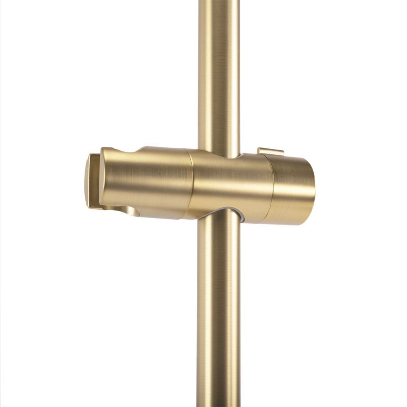 Bruseholder 1 Greb Børstet Guld 70x11,2x5,5 cm Metal