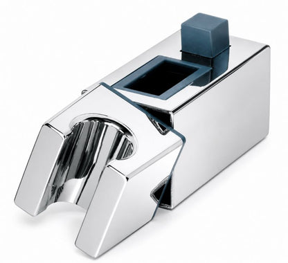 Glidende Brusehovedholder til Rektangulær Stang 30x19 mm Krom