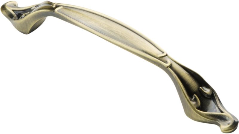 Schaffner Retro dekorativt møbelgreb 96 mm patina