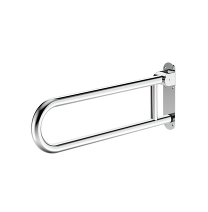 Sammenklappeligt Badeværelsesgreb U-Form Rustfrit Stål Krom 61,8 cm