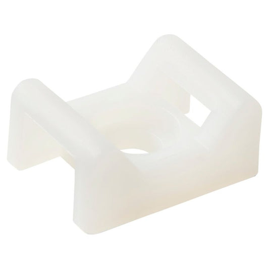 Diall kabelholdere type STM 9 mm hvide, 25 stk