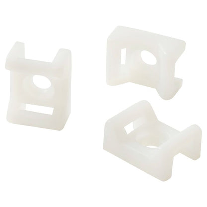 Diall kabelholdere type STM 9 mm hvide, 25 stk