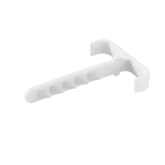 Dobbelt kabelholdere 2 x 6 x 12 mm grå 100 stk.