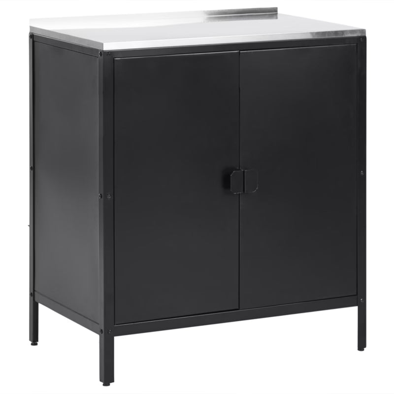 Udekøkken Modul Vilama 80x50x90 cm Sort Stål